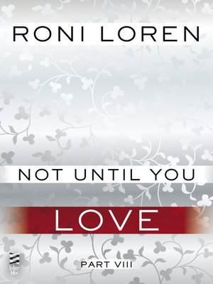 cover image of Not Until You, Part VIII